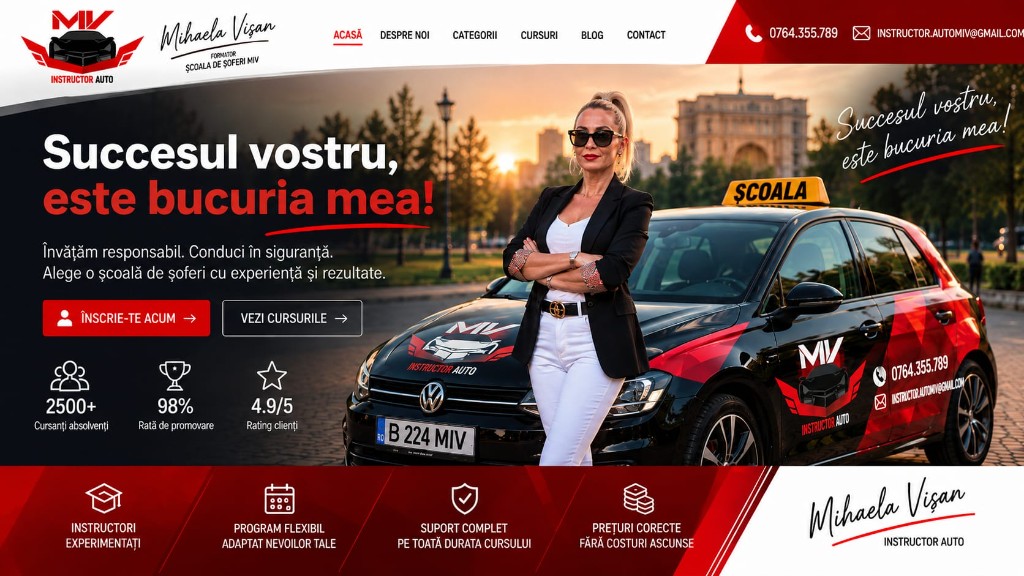 AUTOMV Instructor Auto — Mihaela Vișan